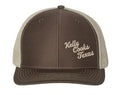Kelly Cooks Texas Richardson Trucker Cap - Tan & Chocolate
