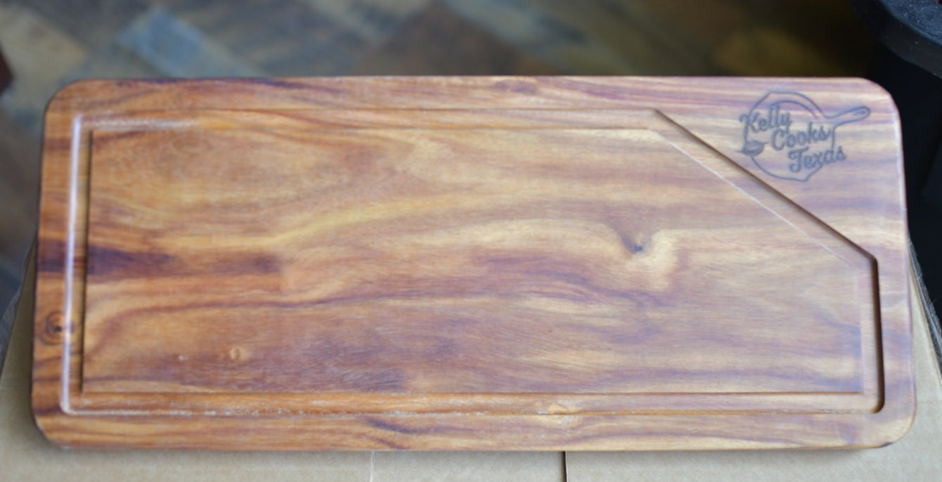 Kelly Cooks Texas Heavy-Duty Cutting Board