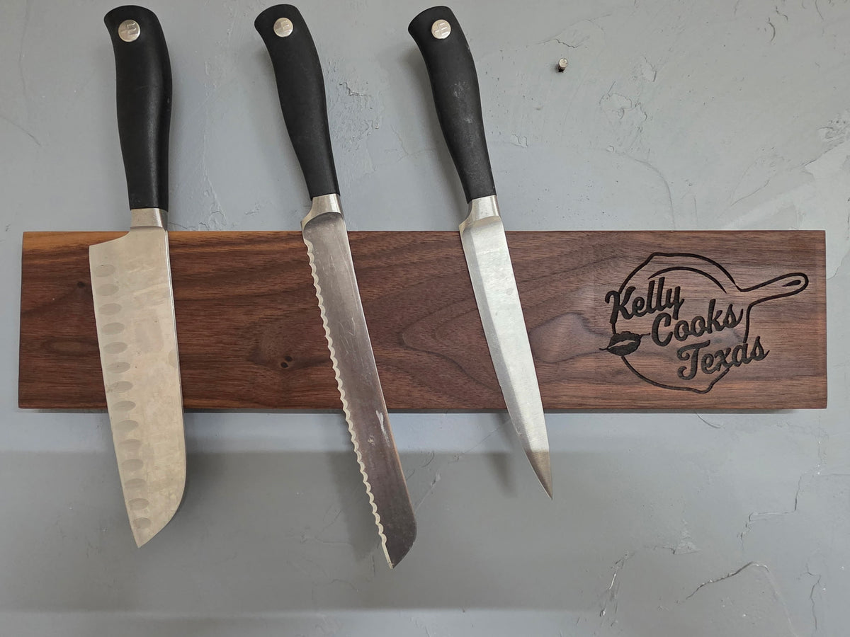 PRE ORDER Wooden Magnetic Knife Holder