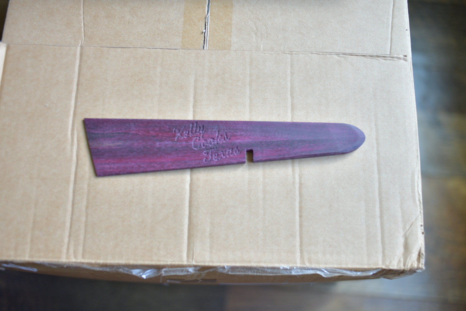 Kelly Cooks Texas Wooden Cast Iron Resting Spatula